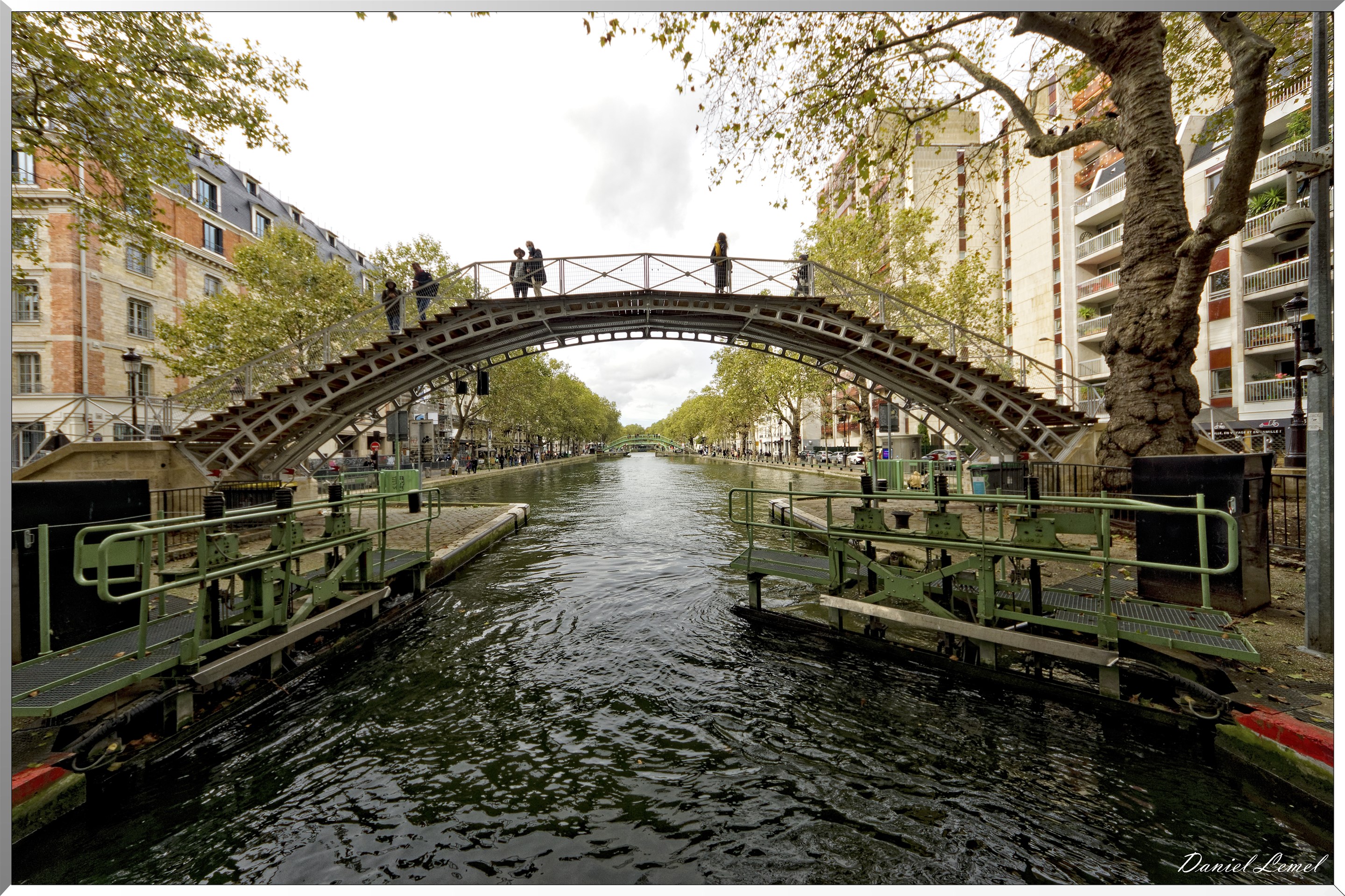 le canal St-Martin et la Seine