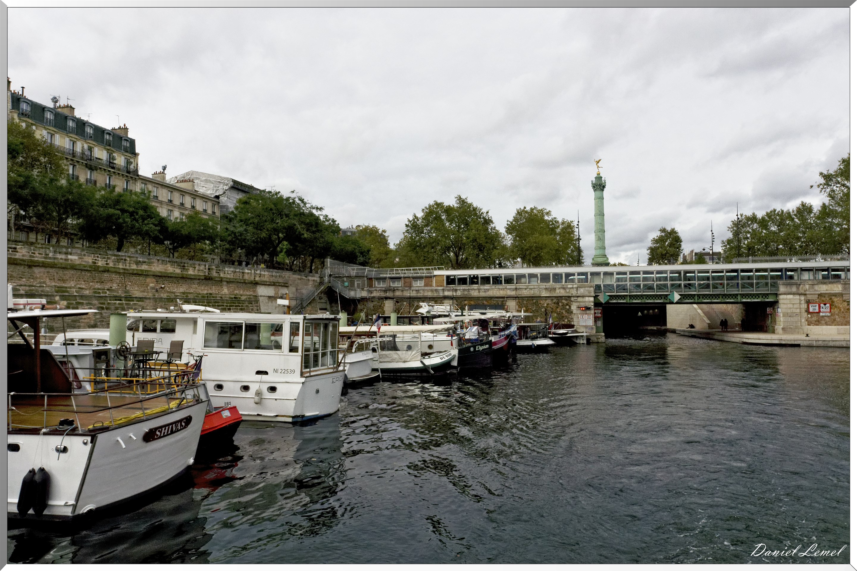 le canal St-Martin et la Seine