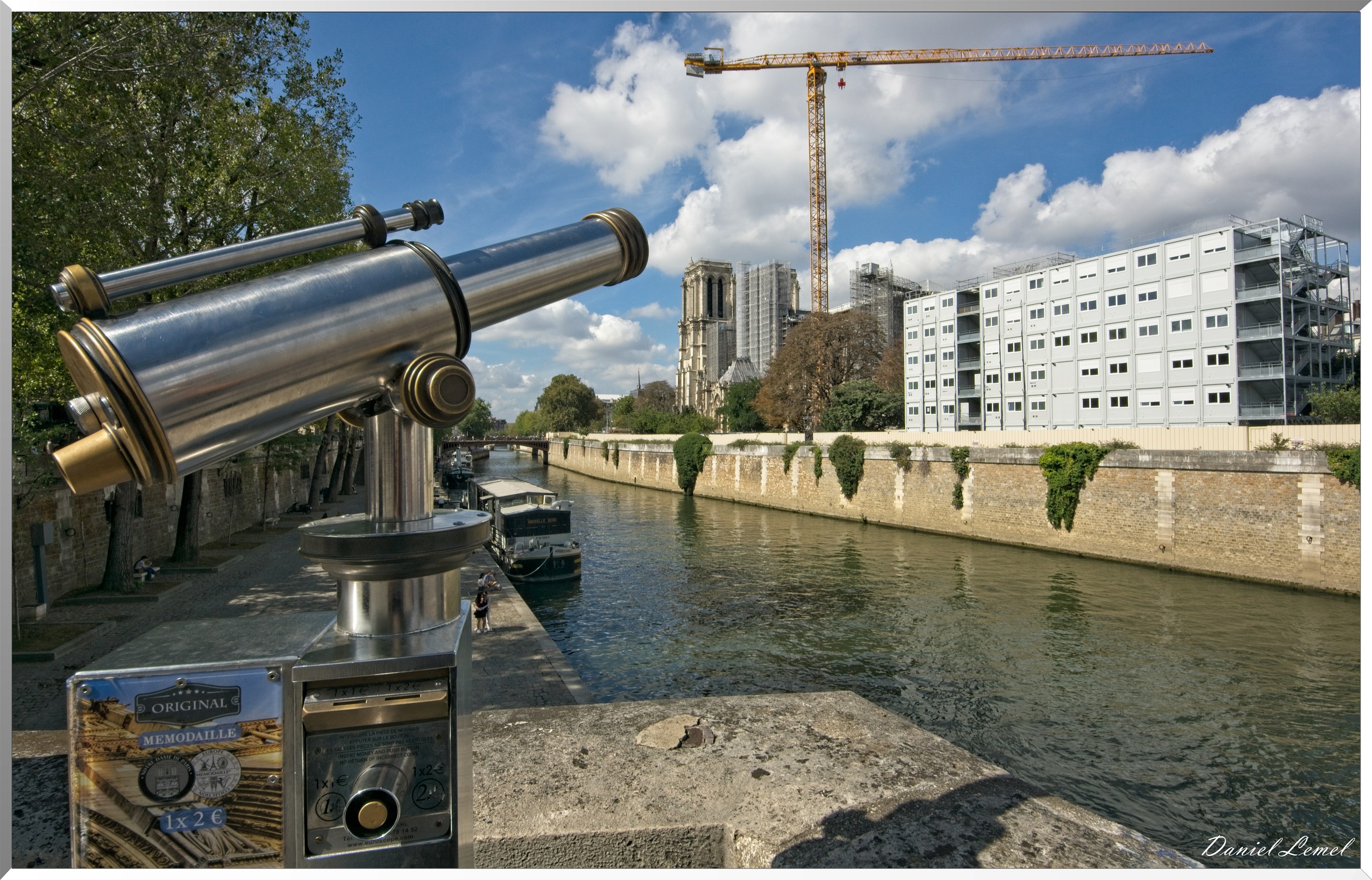 Notre-Dame de Paris en travaux