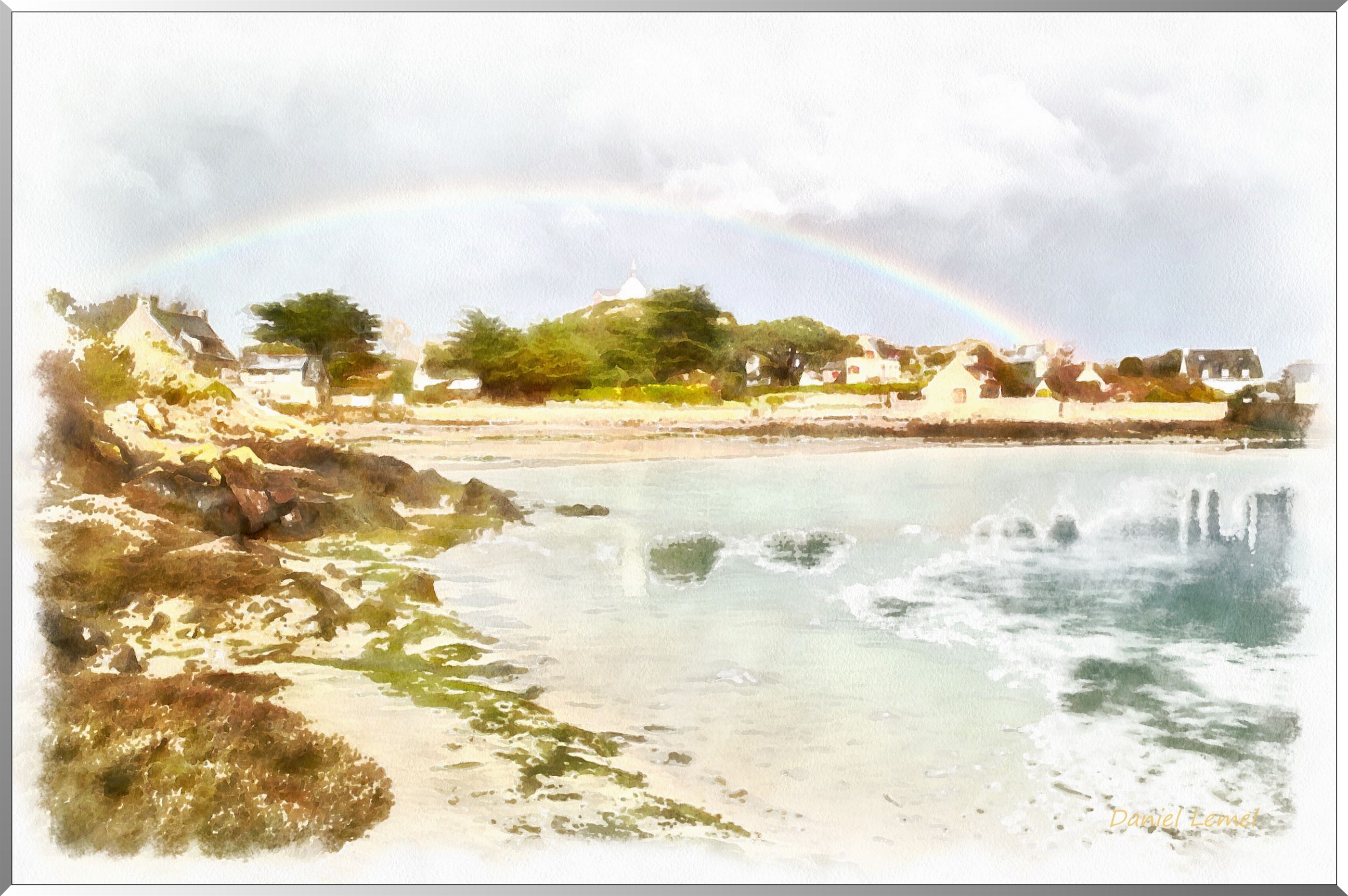 Arc en ciel à Bréhat