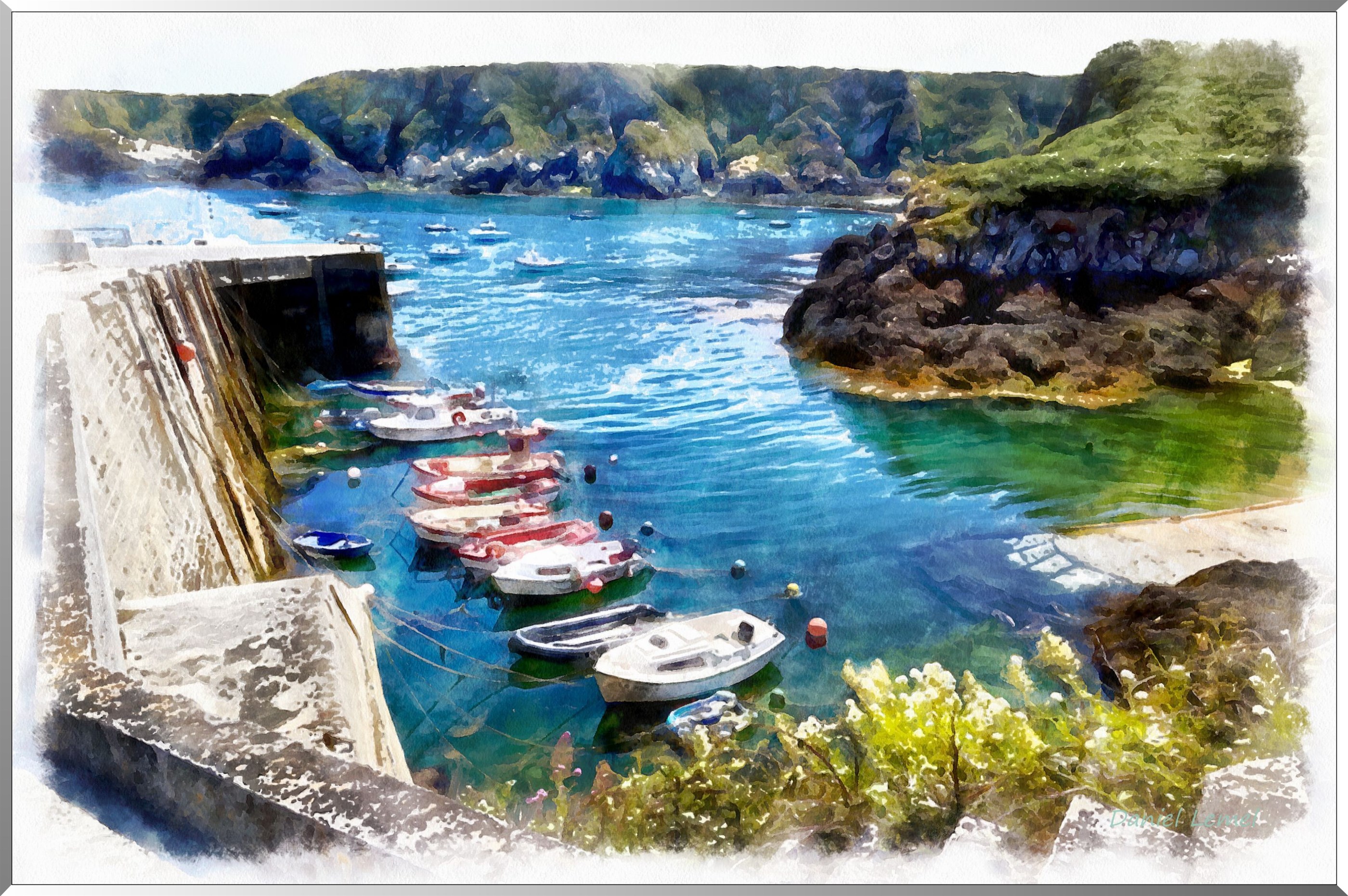 Port sur l'Ile d'Ouessant