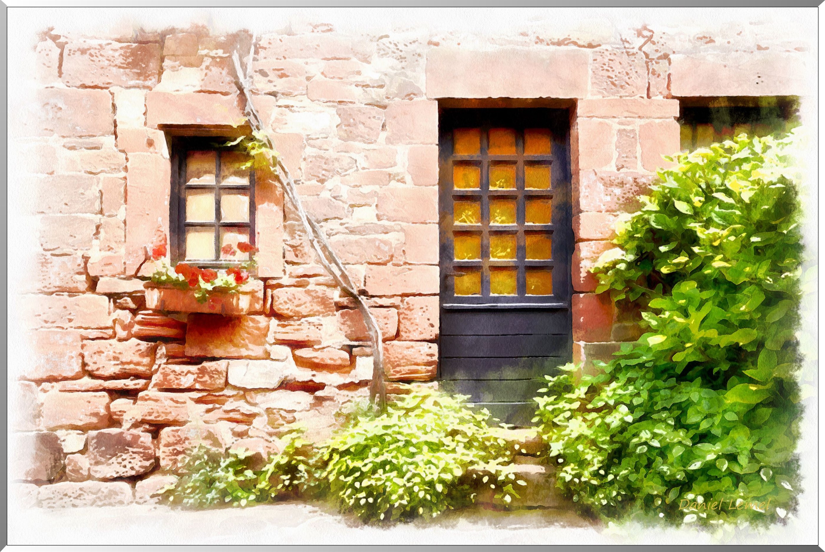 porte - Colonges-la-Rouge