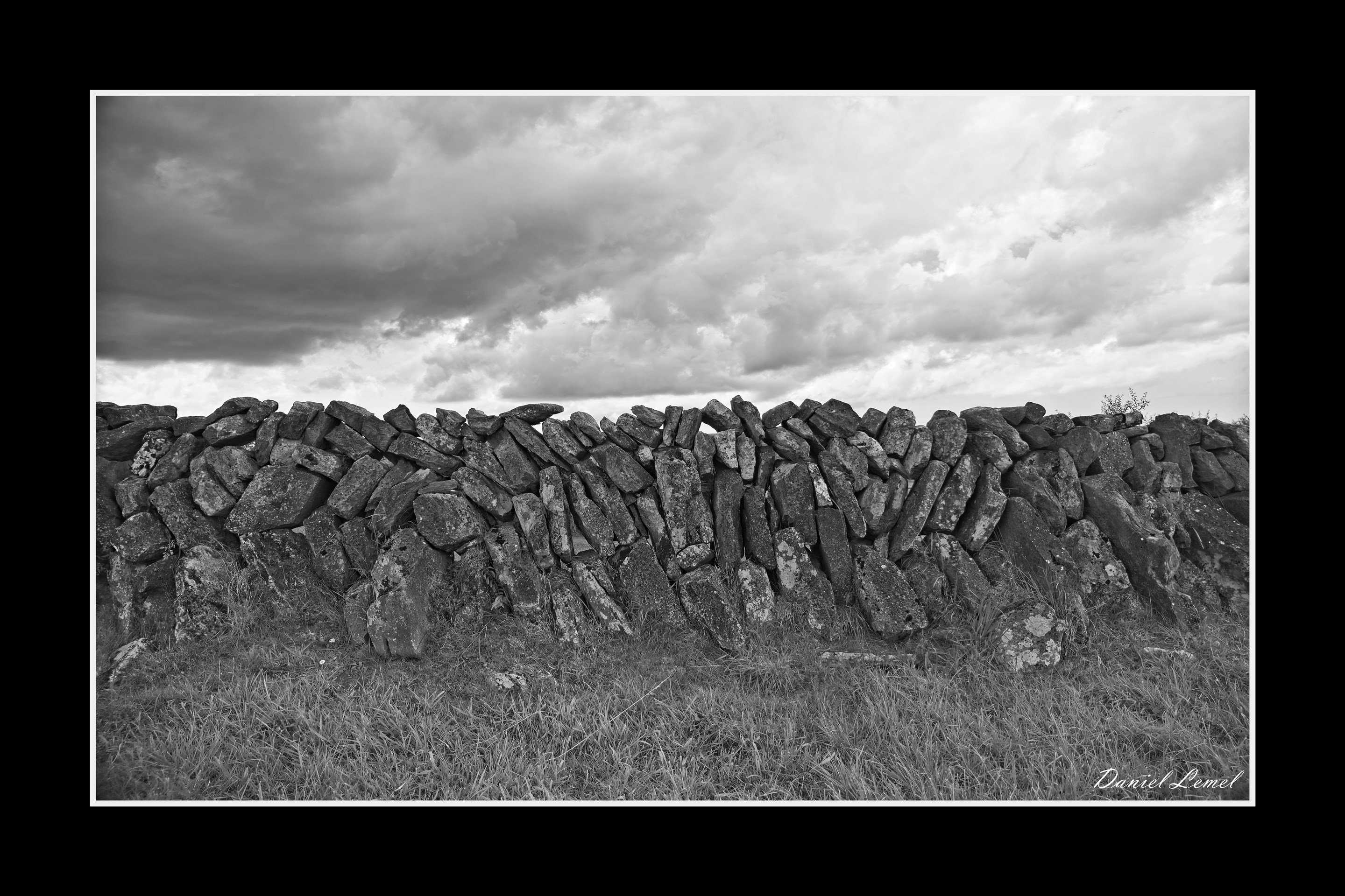 Clôture en pierres sèches