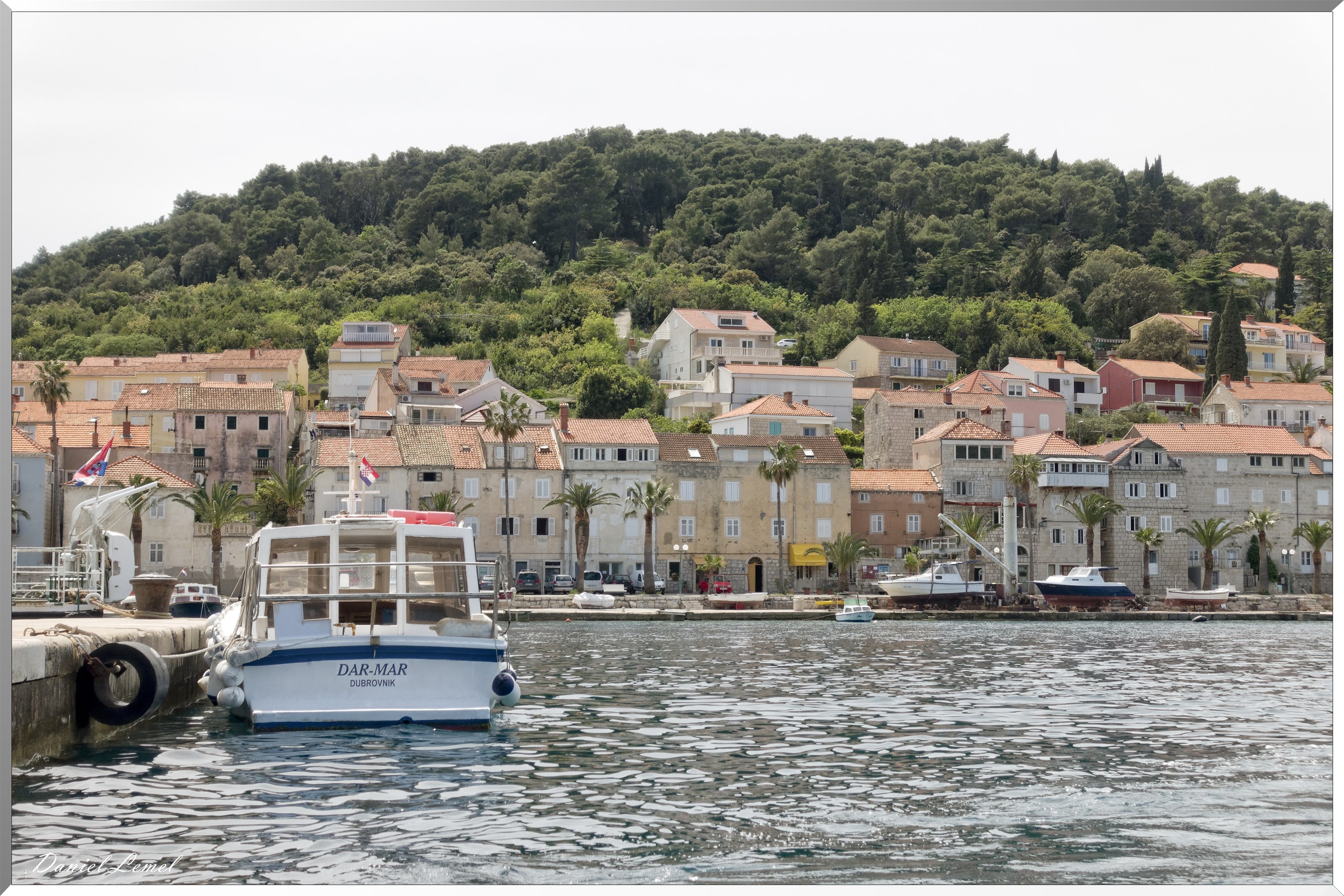 Arrivée dans l'ile