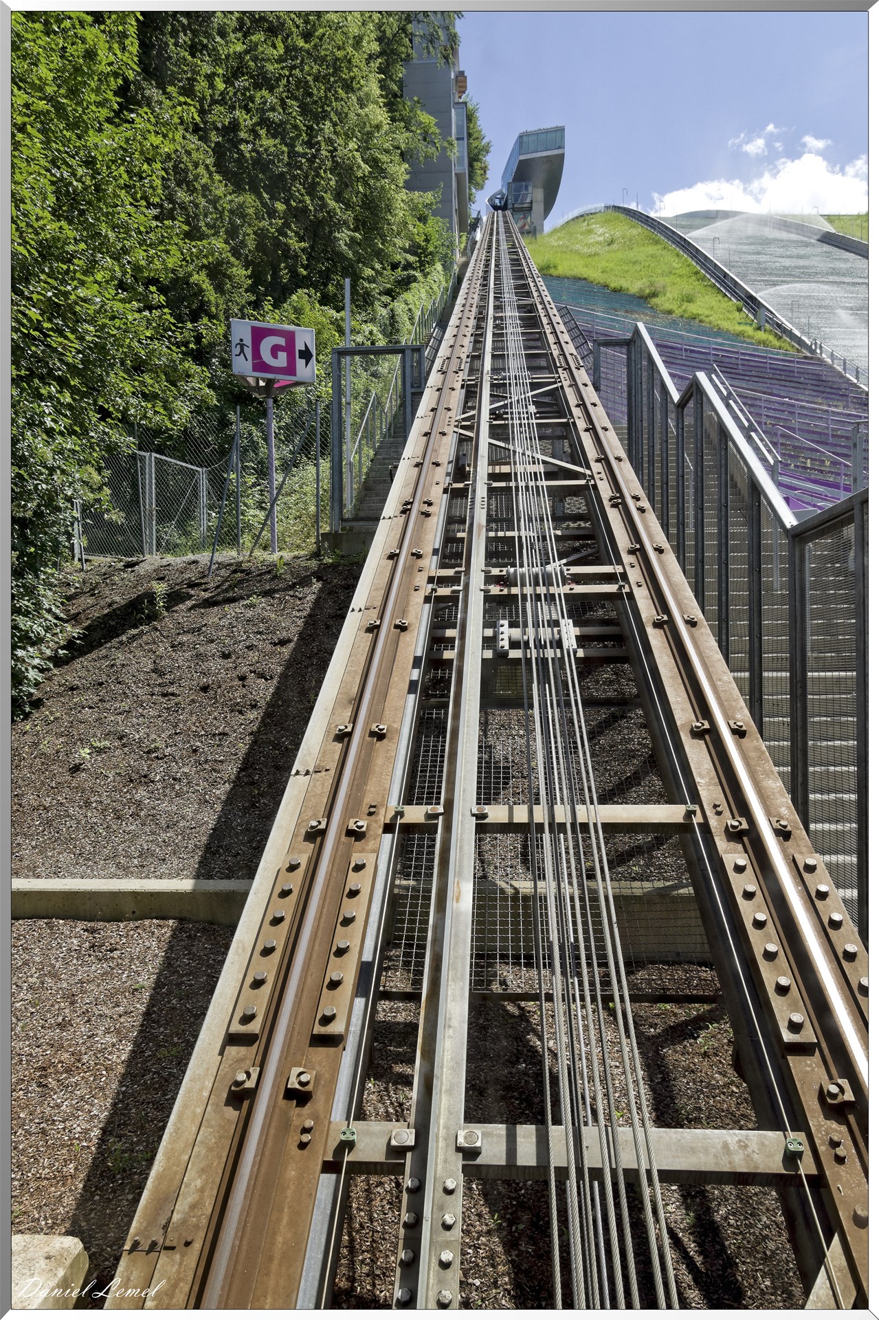 Rails du funiculaire